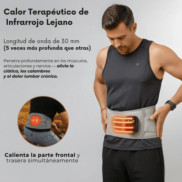 Cinturón NeuroRelief™ – Terapia Inteligente para Dolor Lumbar