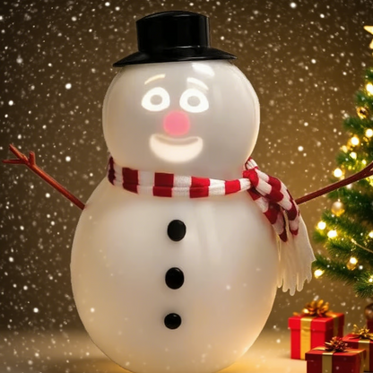 ⛄️ Muñeco de Nieve Animado que Habla y Parpadea con Proyector y Altavoz Integrado Plug’n Play 🎄